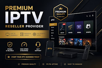 configure reseller panel, strong8k, lion ott, dream4k, sup, b1g, trex, mega ott