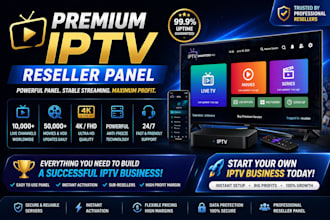 set up reseller panel strong 8k, sltv panel, gogo panel, lion ott, mega ott