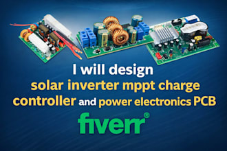 design solar inverter mppt charge controller and power electronics pcb