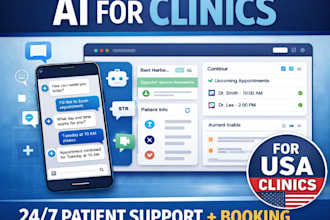 create ai chatbot and automation for clinics, hospitals and healthcare providers