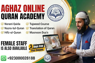teach quran online with tajweed to kids and adults