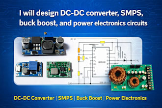 design dc dc converter smps buck boost and power electronics circuit