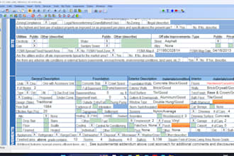 create real estate appraisal data entry in wintotal clickforms, appraiseit