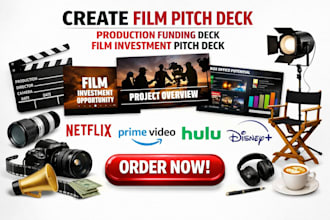 create film pitch deck production funding deck film investment pitch deck
