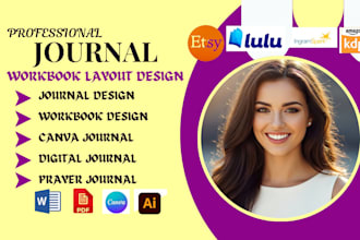 journal design, prayer journal, workbook design, digital planner, canva journal