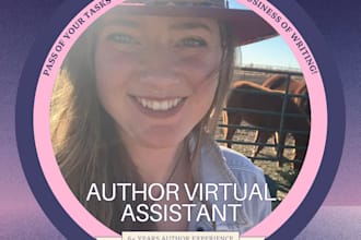 be your VA for your author business