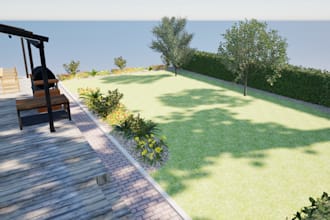 design your backyard or garden landscape plan