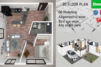 create 3d floor plan