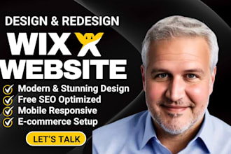 build wix website design, wix redesign, wix website development as wix developer