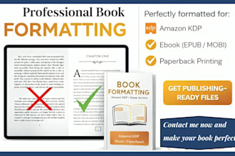 do paperback formatting, book layout design, text formatting, ebook formatting