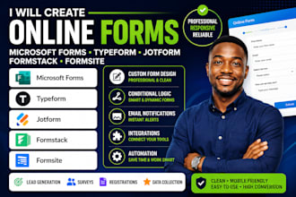 create microsoft forms typeform jotform formstack formsite online forms