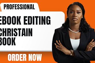 book editing ebook writing christain book editing