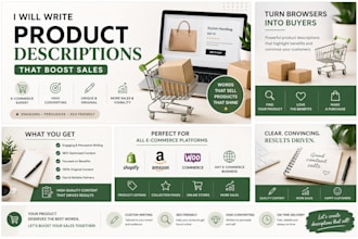 write product descriptions that boost sales
