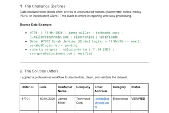 do professional data entry, data validation, and cleaning