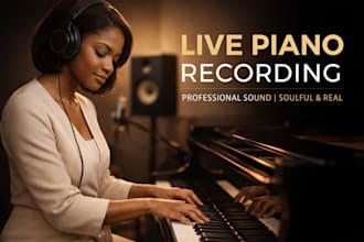 record professional piano or keyboard for your song or instrumental