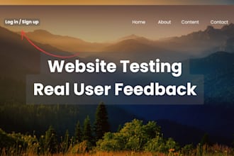 test your website usability and give actionable feedback