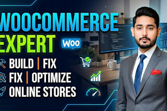 build woocommerce store, fix woocommerce website, and create online store