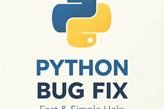 fix your python bug error or debugging issues