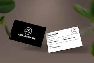 do logo design and business cards in coreldraw