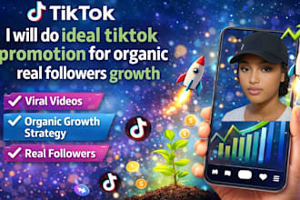 do ideal tik tok promotion for organic real followers growth