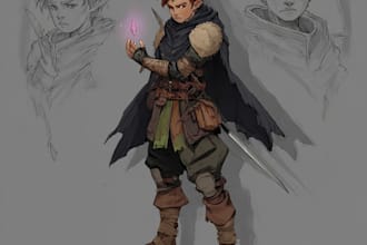 dnd character art and dnd character art