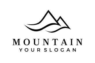 do minimalist line art logo