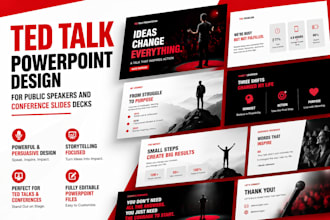 design ted talk powerpoint design for public speakers and conference slide decks