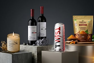 design professional bottle label, can packaging, food label, cosmetic label