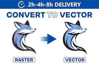 convert logo to vector, adobe illustrator, svg, vector file