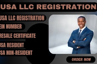 do USA llc registration USA llc formation and ein number US and US non resident