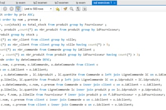 write and fix sql queries for your database