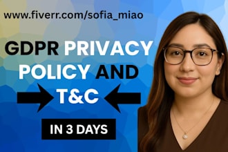 draft terms and conditions, gdpr privacy policy, contracts