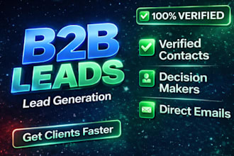 do targeted b2b lead generation with verified contacts