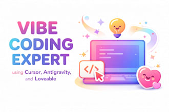 be your vibe coding expert using cursor, antigravity and loveable for ai mvp