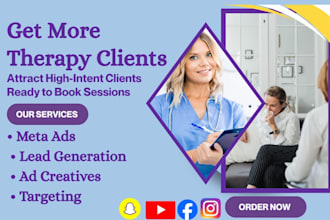 get high paying therapy and mental health counseling ads clients using meta ads