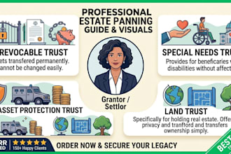 draft your last will, testamentary trust, and totten trust professionally