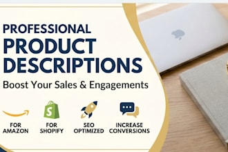 write high converting product descriptions and ad copy