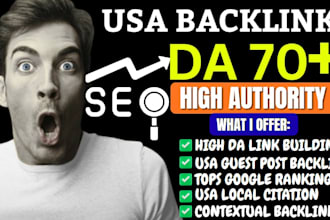 do USA guest post seo backlinks, link building with manual white hat dofollow