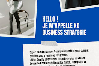 be your sales strategy consultant and ugc creator