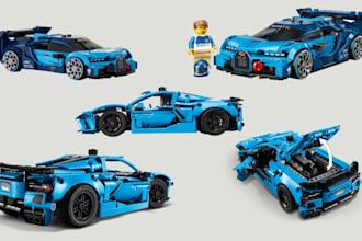 design 3d lego car, toy, truck, vehicle with xml part list, manual instruction