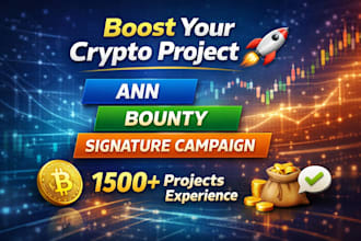manage your bitcointalk ann, bounty, signature campaign professionally