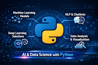 develop ai, machine learning, and deep learning solutions using python