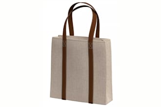 create realistic 3d bag design, handbag, tote bag and product rendering
