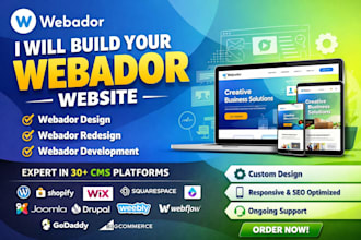build webador website design webador redesign webador website development