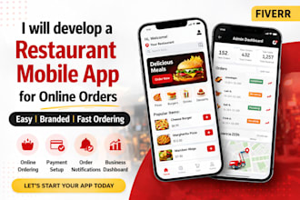 develop a restaurant mobile app for online orders