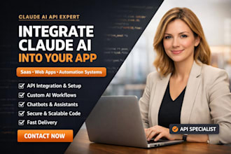 integrate claude ai API into your saas, web app, or automation system
