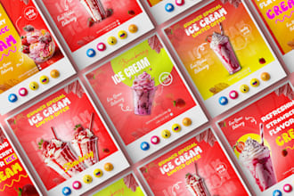 make creative  flyers, posters, and banner