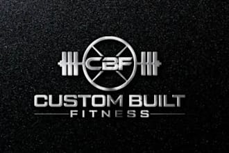 make creative premium original physical fitness logo design
