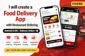 create a food delivery app with restaurant ordering features