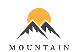 do modern line art text or badge logo design